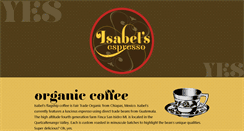Desktop Screenshot of isabelsespresso.com